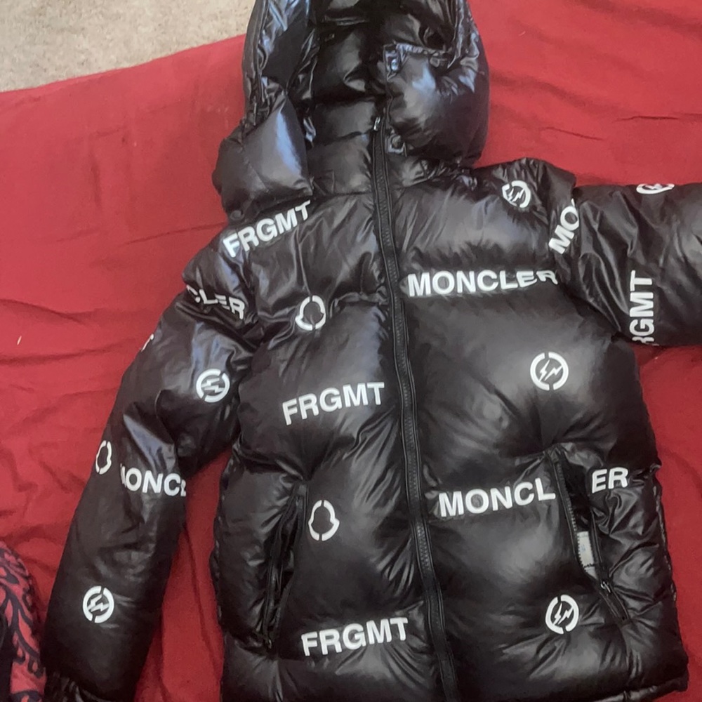 Authentic Gently used moncler fragment coat
